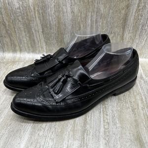 Allen‎ Edmonds Arlington Mens Black Tassel Kilt Loafers Size 11.5 Shoes